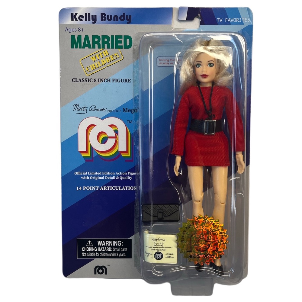 Mego Married with Children Kelly Bundy vintage NIB 8” action figure doll